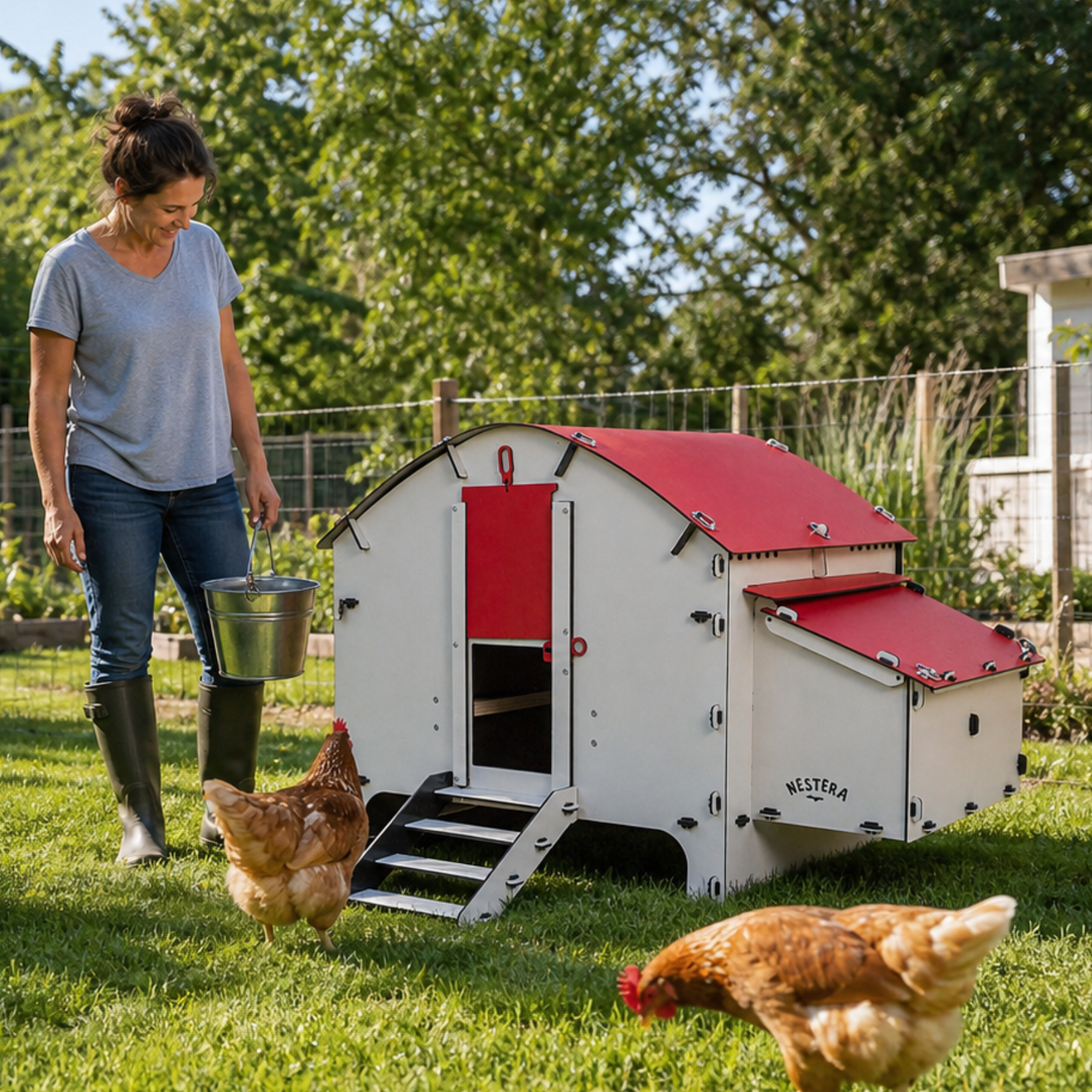 The Atlas Chicken Coop | Easy Clean Chicken Coop | Built to Last a