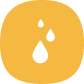 Clean with water, no harsh chemicals needed