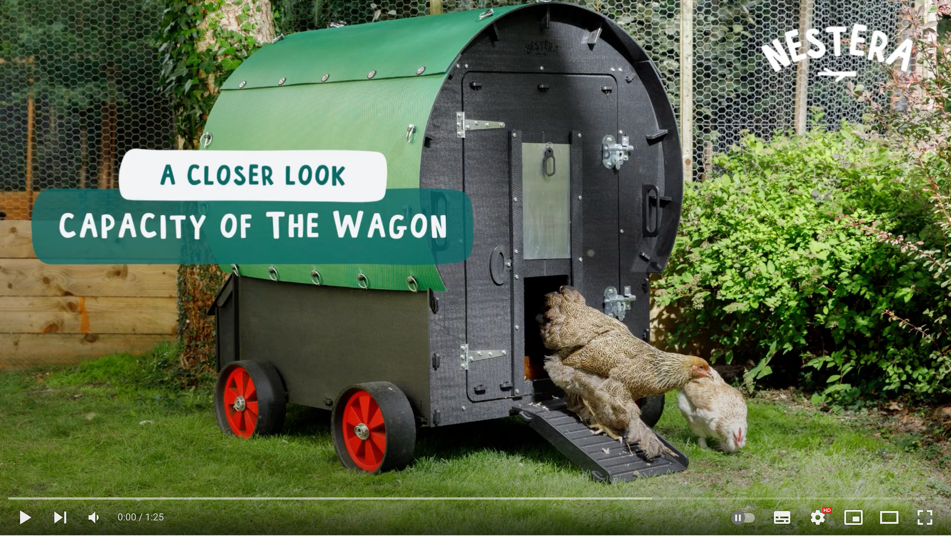 Load video: Wagon coop capacity